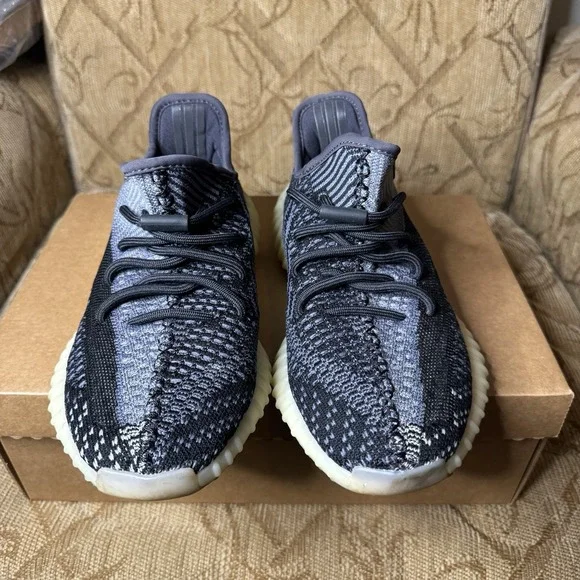 Adidas Yeezy Boost 350 V2 Shoes Sneakers Mens Size 7 Black Gray Carbon  FZ5000 - coffeafoods.com